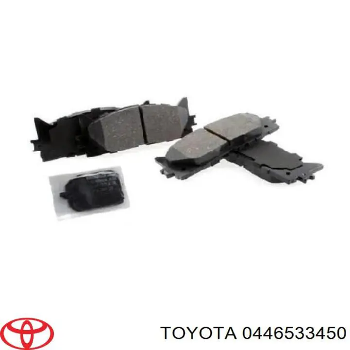 0446533450 Toyota колодки гальмівні передні, дискові