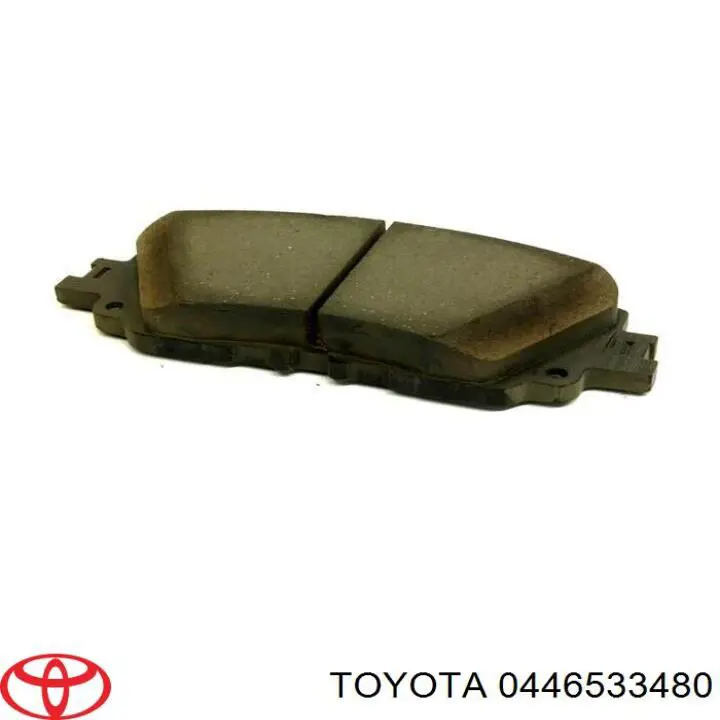 0446533480 Toyota колодки гальмівні передні, дискові