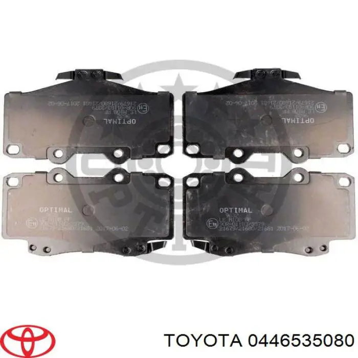 Купити 0446535080 Toyota Колодки гальмівні передні, дискові