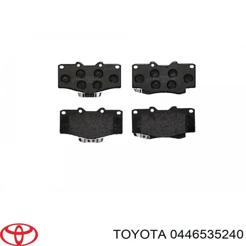 0446535240 Toyota Передні гальмівні колодки