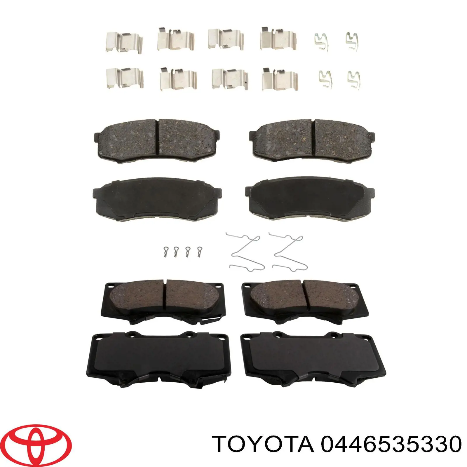 Купити 0446535330 Toyota Колодки гальмівні передні, дискові