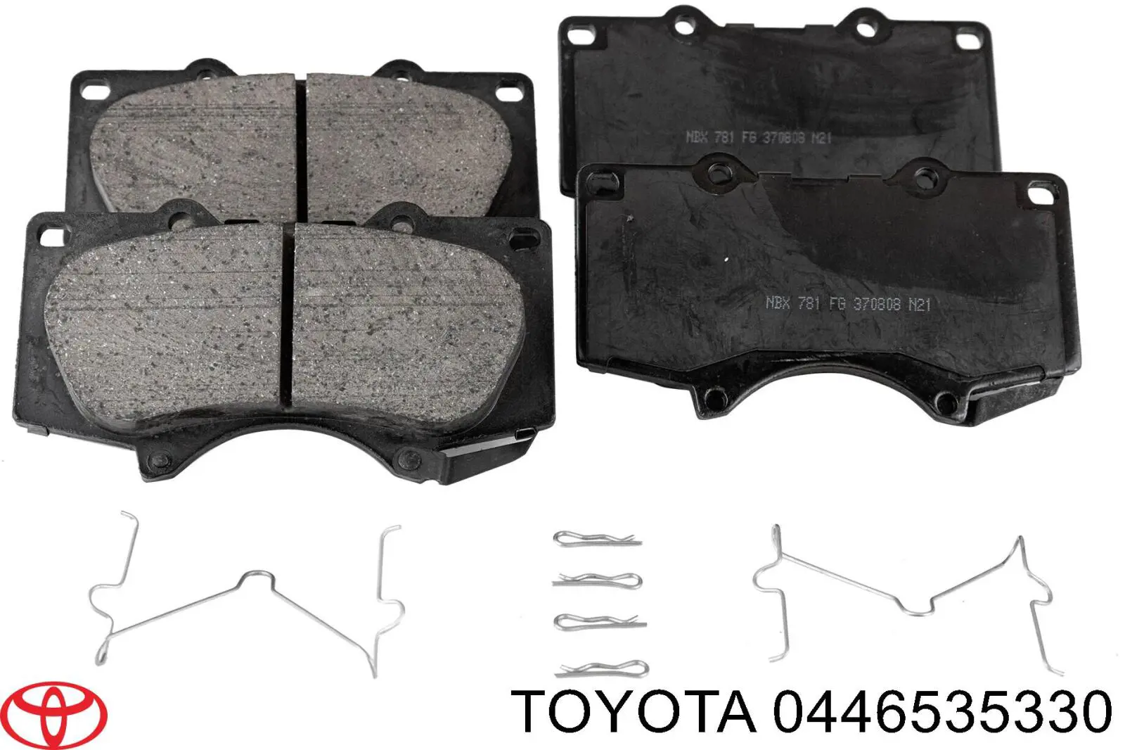 Тормозні колодки Toyota 0446535330