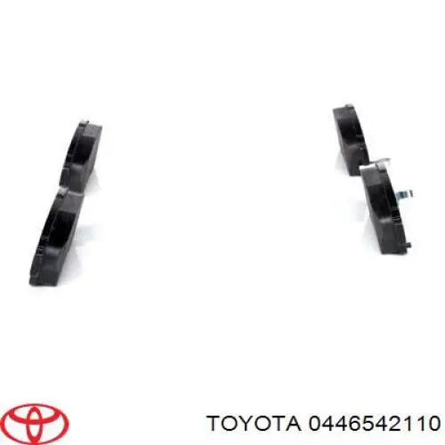 Передні тормозні колодки 0446542110 Toyota