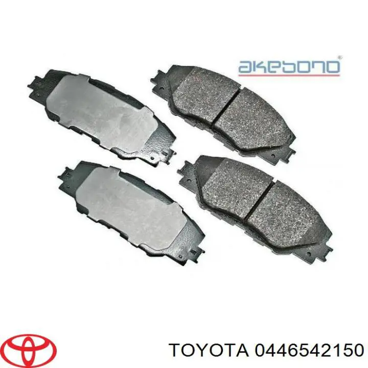 Передні тормозні колодки 0446542150 Toyota