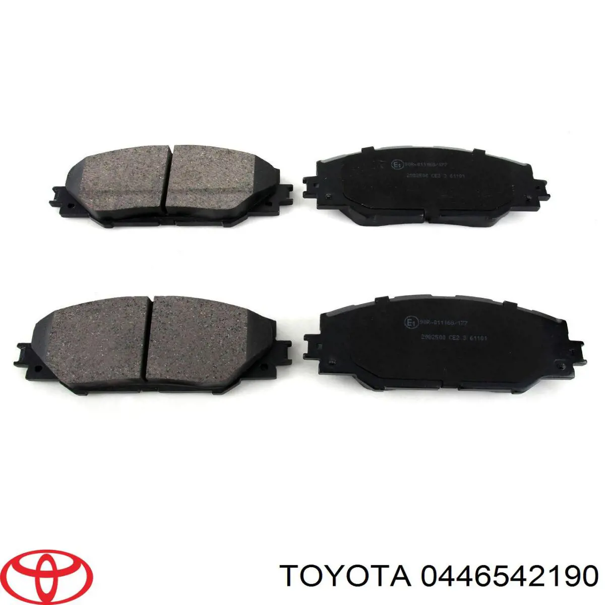 Передні тормозні колодки 0446542190 Toyota