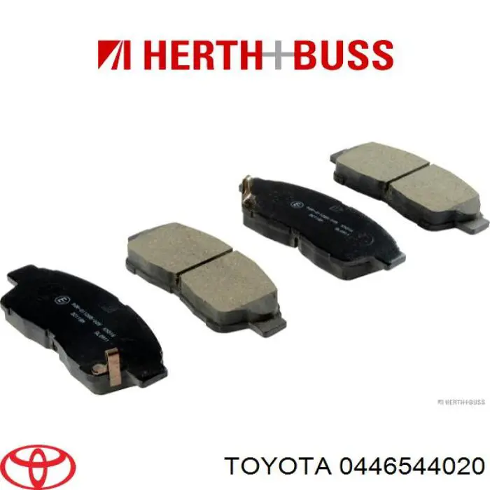 Купити 0446544020 Toyota Колодки гальмівні передні, дискові