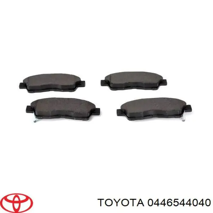 0446544040 Toyota колодки гальмівні передні, дискові