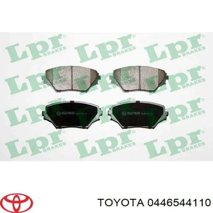 Купити 0446544110 Toyota Колодки гальмівні передні, дискові