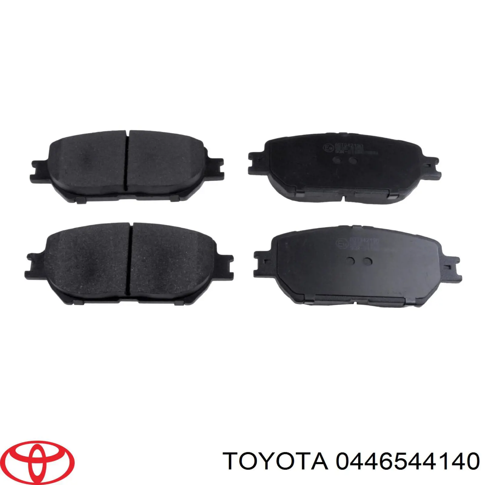 Гальмівні колодки Toyota 0446544140 ціна, від 19.18 USD