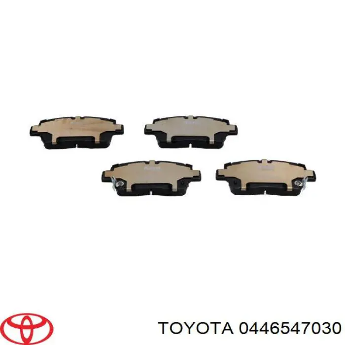 Купити 0446547030 Toyota Колодки гальмівні передні, дискові