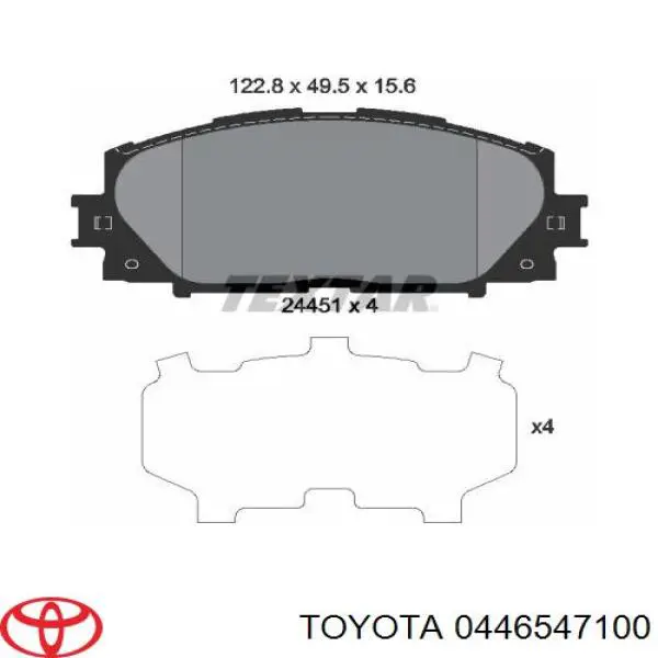  0446547100 Toyota