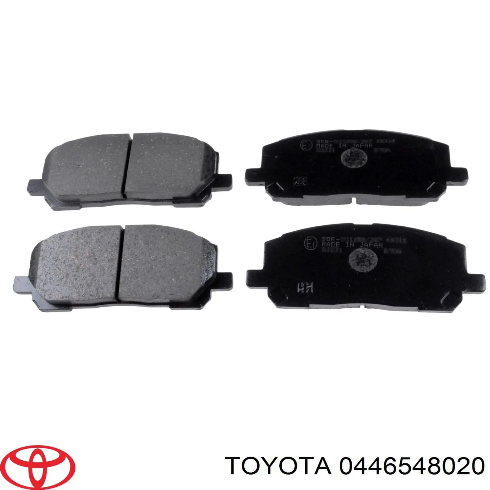 0446548020 Toyota Передні гальмівні колодки