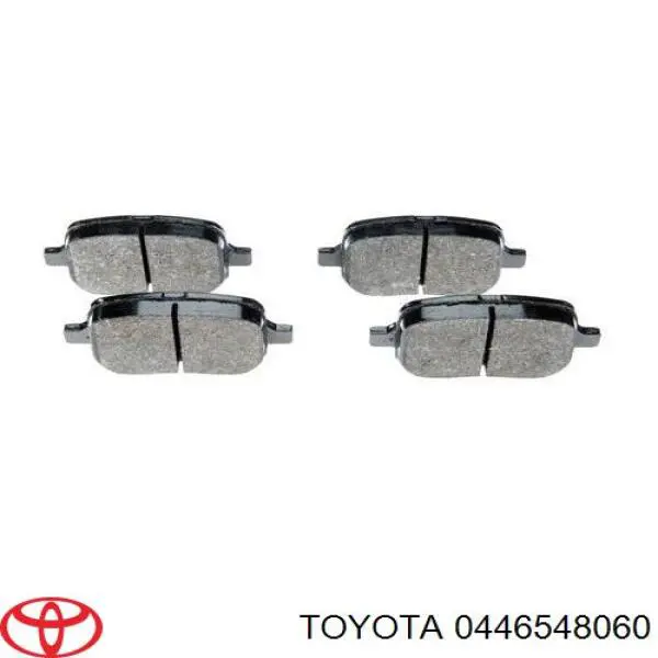 Купити 0446548060 Toyota Колодки гальмівні передні, дискові
