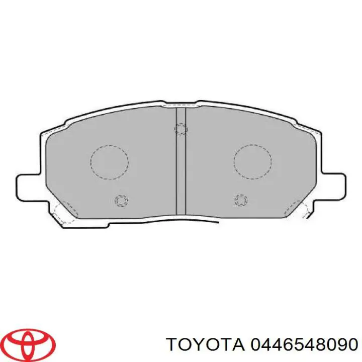 Купити 0446548090 Toyota Колодки гальмівні передні, дискові