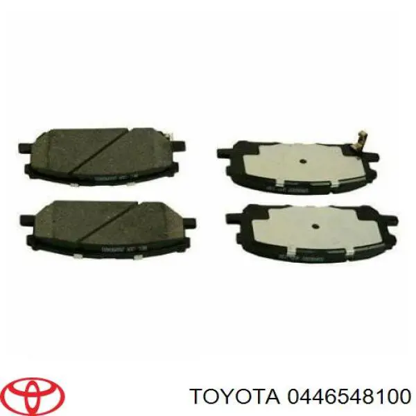 Гальмівні колодки Toyota 0446548100 ціна, від 27.89 USD