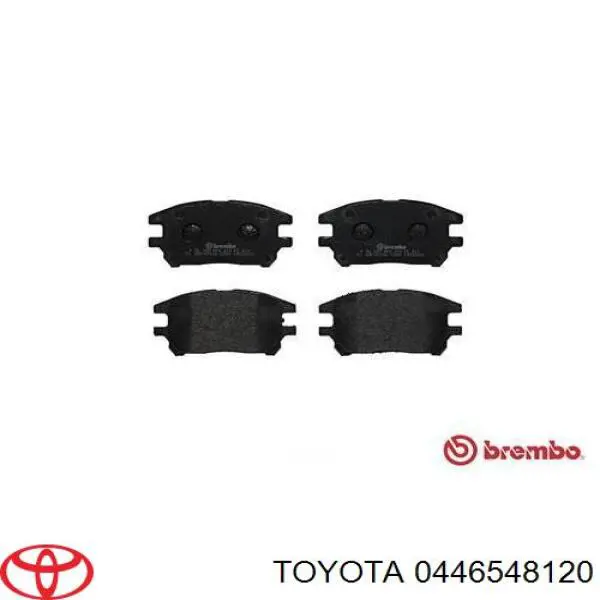 0446548120 Toyota Передні гальмівні колодки