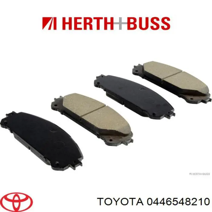 Купити 0446548210 Toyota Колодки гальмівні передні, дискові
