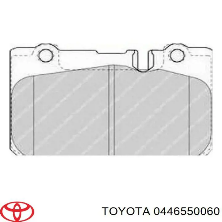 Гальмівні колодки Toyota 0446550060 ціна, від 32.79 USD