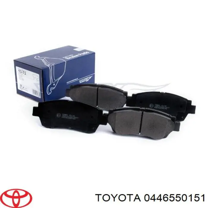 Купити 0446550151 Toyota Колодки гальмівні передні, дискові