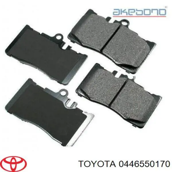 Купити 0446550170 Toyota Колодки гальмівні передні, дискові