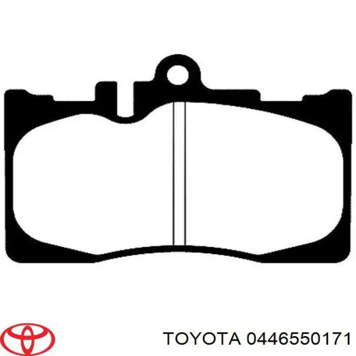 Купити 0446550171 Toyota Колодки гальмівні передні, дискові