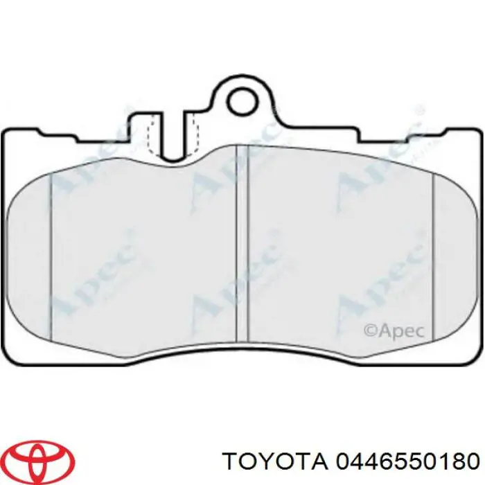 0446550180 Toyota Передні гальмівні колодки