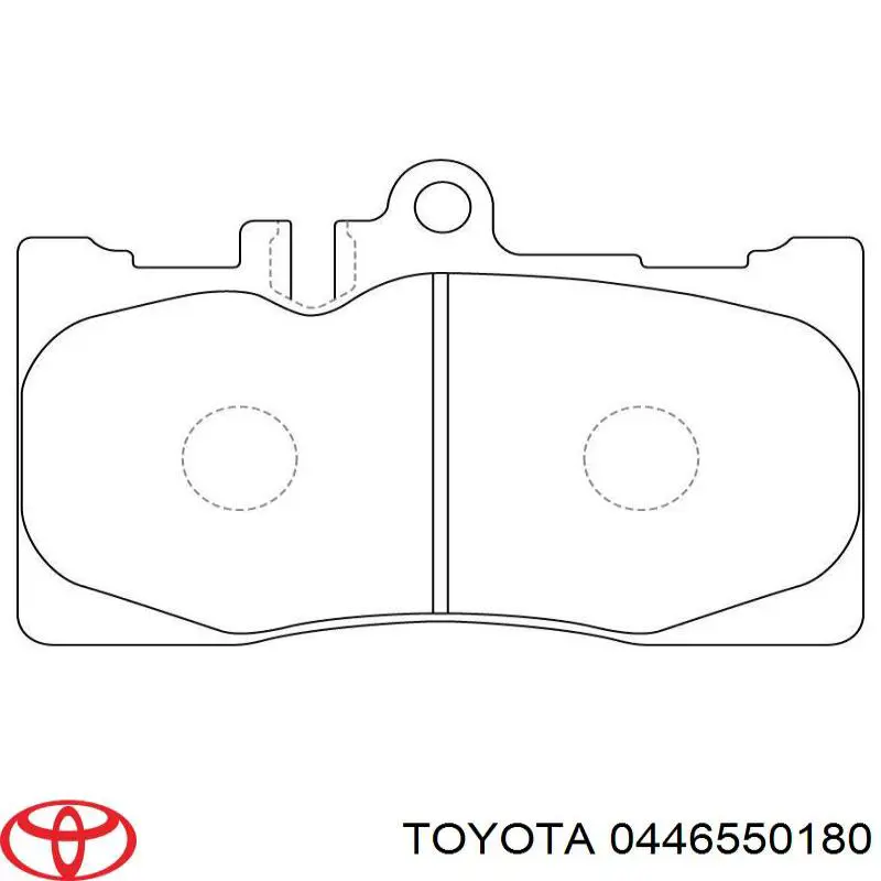 Купити 0446550180 Toyota Колодки гальмівні передні, дискові