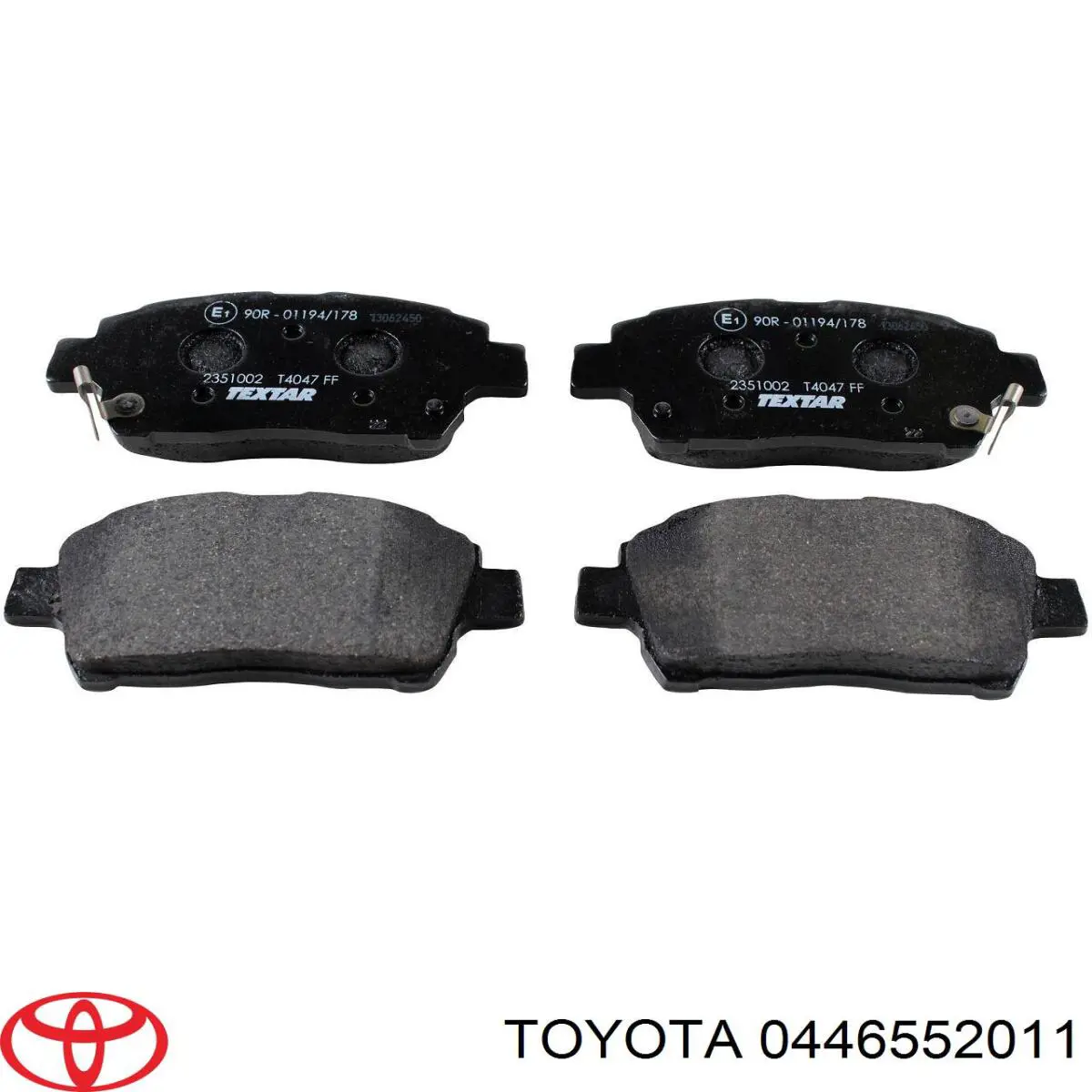 Гальмівні колодки Toyota 0446552011 ціна, від 13.74 USD