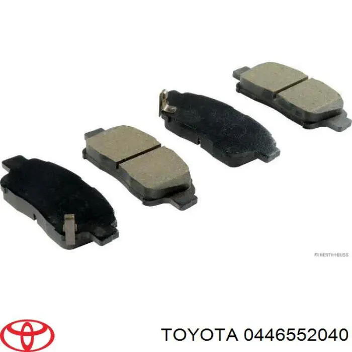 Гальмівні колодки Toyota 0446552040 ціна, від 16.29 USD