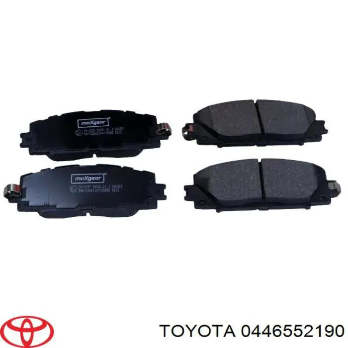 0446552190 Toyota колодки гальмівні передні, дискові