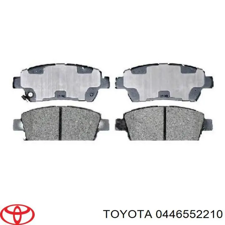 Передні тормозні колодки 0446552210 Toyota