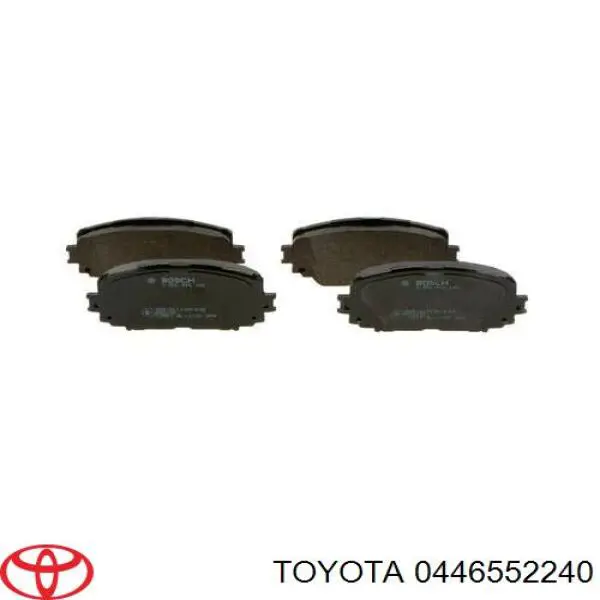 0446552240 Toyota Передні гальмівні колодки