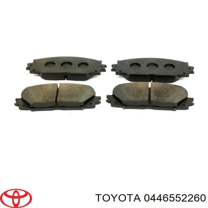 0446552260 Toyota Передні гальмівні колодки
