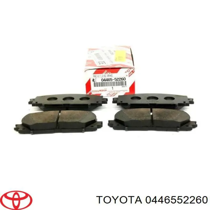 Гальмівні колодки Toyota 0446552260 ціна, від 20.27 USD