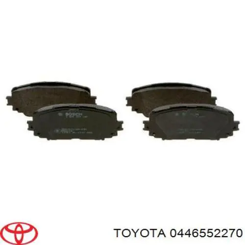 Гальмівні колодки Toyota 0446552270 ціна, від 20.88 USD