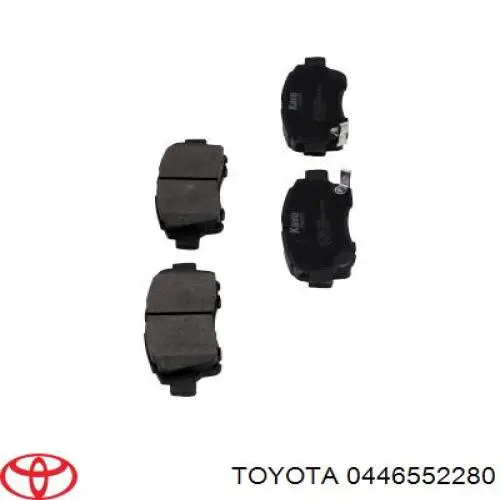Тормозні колодки Toyota 0446552280