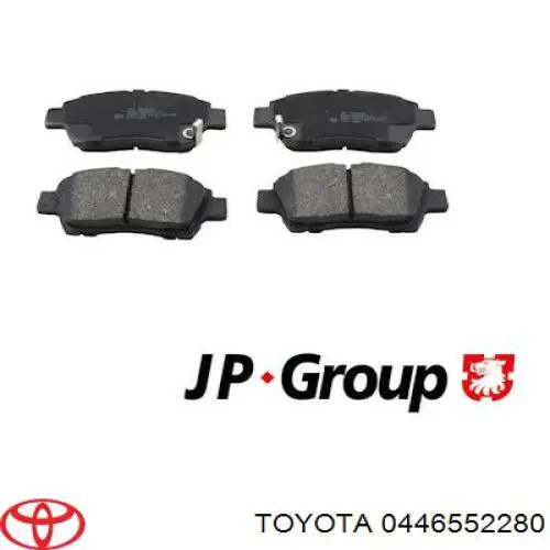 Гальмівні колодки Toyota 0446552280 ціна, від 16.03 USD