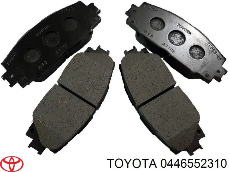 Купити 0446552310 Toyota Колодки гальмівні передні, дискові