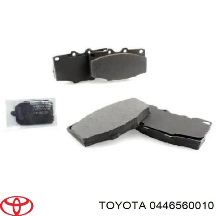 0446560010 Toyota колодки гальмові задні, дискові