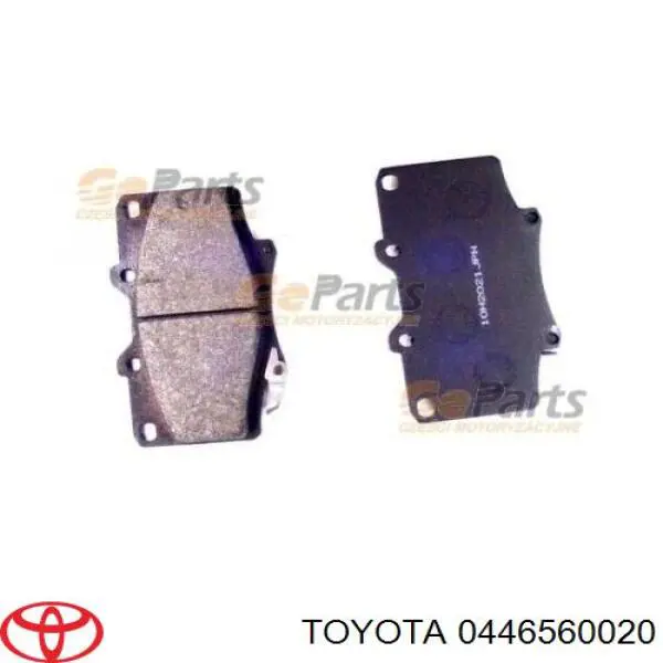 Гальмівні колодки Toyota 0446560020 ціна, від 21.17 USD