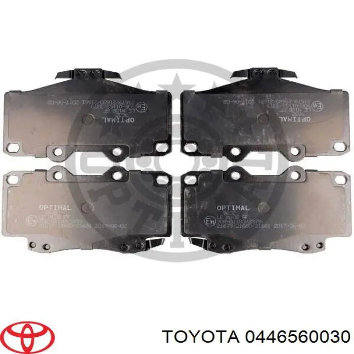 Купити 0446560030 Toyota Колодки гальмівні передні, дискові