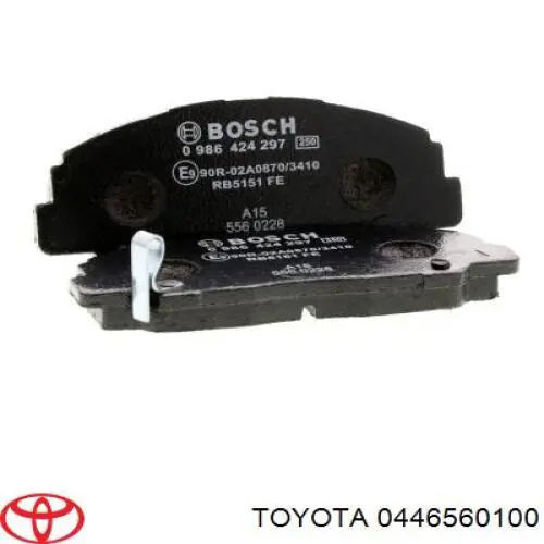 Гальмівні колодки Toyota 0446560100 ціна, від 22.85 USD