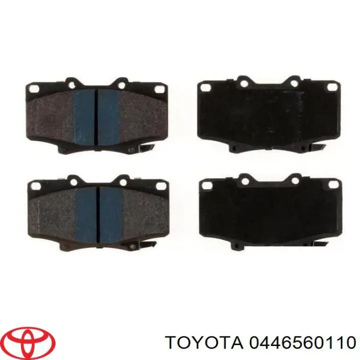 Гальмівні колодки Toyota 0446560110 ціна, від 20.41 USD