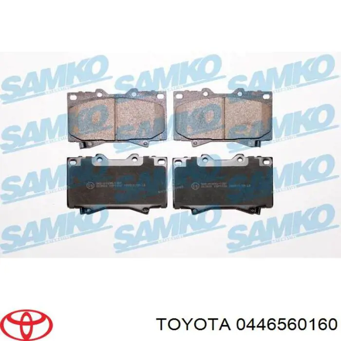 Купити 0446560160 Toyota Колодки гальмівні передні, дискові