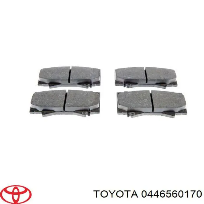Купити 0446560170 Toyota Колодки гальмівні передні, дискові