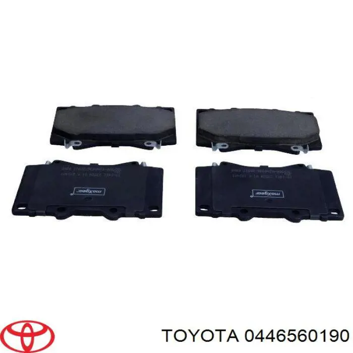 Гальмівні колодки Toyota 0446560190 ціна, від 21.29 USD