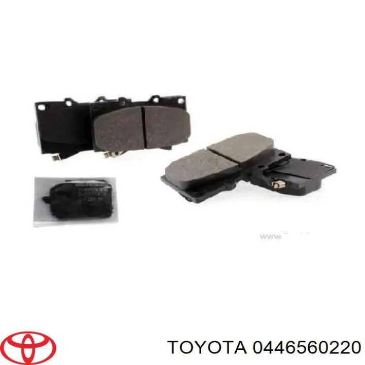 Гальмівні колодки Toyota 0446560220 ціна, від 25.34 USD