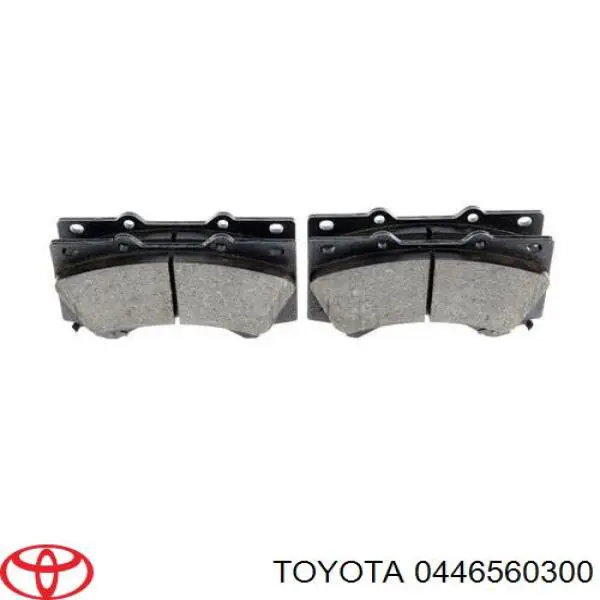 0446560300 Toyota колодки гальмівні передні, дискові