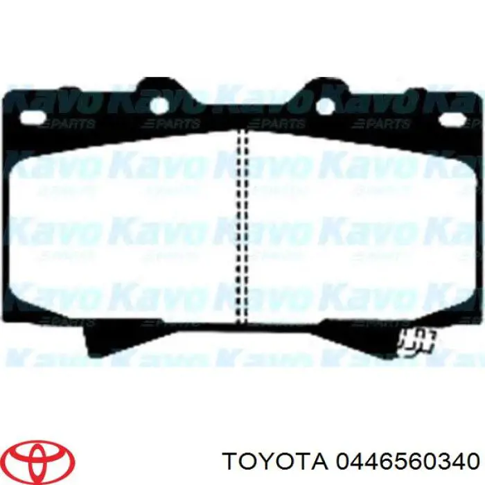 Передні тормозні колодки 0446560340 Toyota
