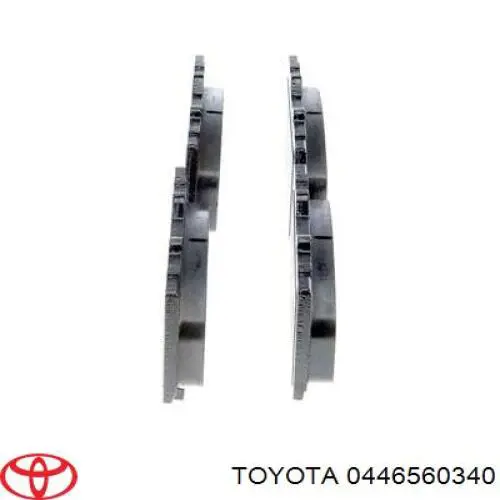 0446560340 Toyota Передні гальмівні колодки